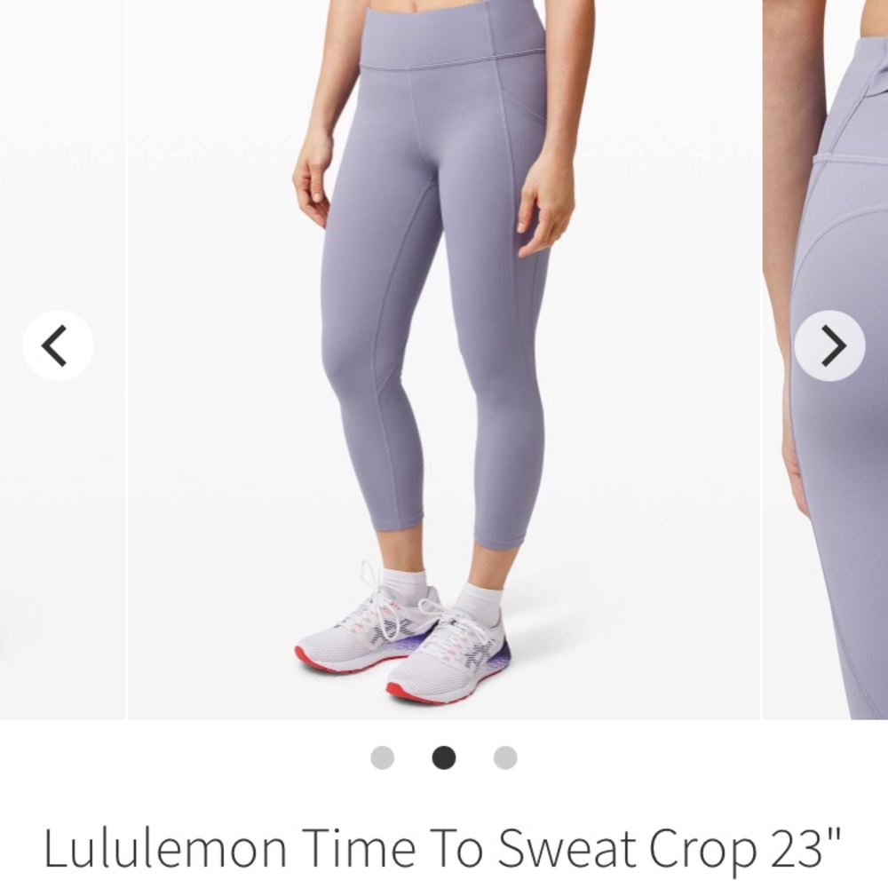 Lululemon Time to Sweat Crop 23”